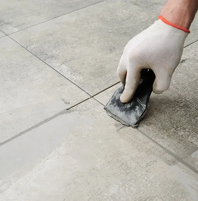 Shower Regrouting Process